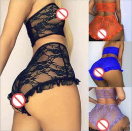 Womens Sexy Lingerie Lace Top Bra Ladies Thong Underwear Set Nightwear Sleepwear
