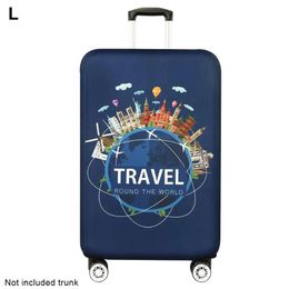 Bag Parts & Accessories Wear Resistant Thickened Double Stitched Luggage Cover Non Fade Elastic Protection Travel Anti Dust Scratchproof Pri
