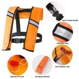 Water Sports Inflatable Life Jacket Adult Vest Swimming Fishing Survival