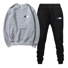 Designer Sets Tracksuit BWM Printing Hooded Sweatshirt+pants Pullover Hoodie Sportwear Suit Casual Sports Men Clothes