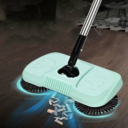 Automatic Broom Do Not Bend Over Elderly Pregnant Woman Cleaning Tools Broom Lazy Invention Patented Product Weeping Robot E1136 210226