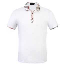 Dropship Fashion Designer Men's Polos Shirts Men Short Sleeve T-shirt Original Single Lapel Shirt Jacket Sportswear Jogging Suit M-3XL #662