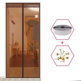 1PC High Quality Magnetic Mesh Screen Door Fly Bug Insect Mosquito Net Curtain 210712