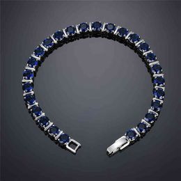 18 Cm Europe America Copper AAA Zircon 2021 Trend Contracted Bracelet For Women Fashion Nothing Jewellery