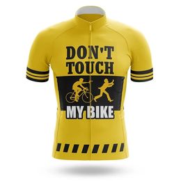 2021 Don't Touch My Bike Cycling Jersey Set Summer Mountain Bike Clothing Pro Bicycle Outfits Sportswear Suit Maillot Ropa Ciclismo Y2103152