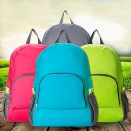 Lightweight Packable storage bag Foldable ultralight Outdoor Folding Backpack Travel Bags Sports Daypack for Men Women