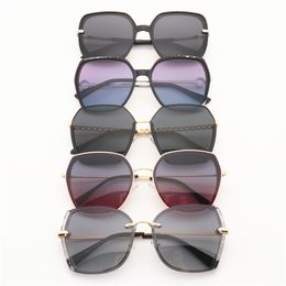 wholesale fashion sunglasses Australia - New Fashion Sunglasses for Women Ladies Korean Touring Sun Glasses Large Frame Trend Street Eyewear Goggles Uv400 Protection 2021
