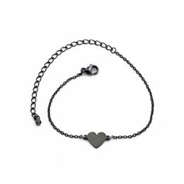 Charming Love Heart Bracelets&Bangles For Women Girls Gold Silver Colour Metal Bracelets Statement Jewellery Whole