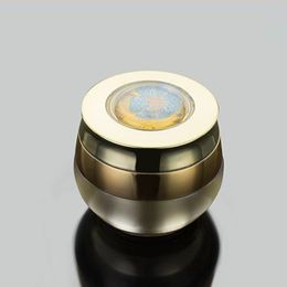 15g Luxury Empty Acrylic Cream Container Gold Eye Cream Sample Cosmetic Jar Bottle ,Cosmetics Packaging 300pcs Botella