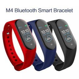 M4 smart armband fitness tracker sportband 0,96 tums skärm armband
