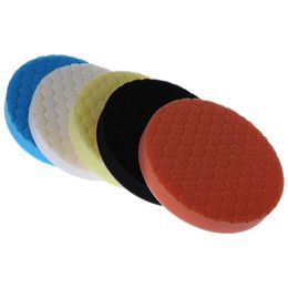 Car Sponge 7 Inch 180mm Buff Pad Polishing Kit For Polisher Pack Of 5Pcs-Professional Quality 5Pcs253p