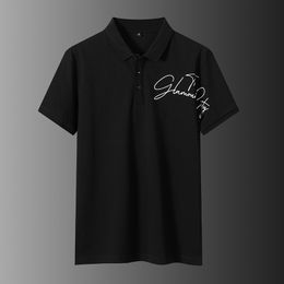 Black Polo Shirt Men Summer Stritching Men's Shorts Sleeve Polo Business Clothes Casual Men Tee Shirt Brand Polos Clothing 3xl 210601