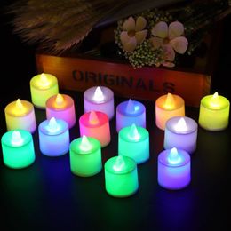 Colorful small night lights wedding marriage proposal courtier bar candle atmosphere glow creative gift manufacturers wholesale