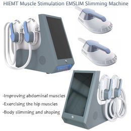 Portable Hiemt EMSlim Slimming Machine With 4 Handpieces Muscle Build Fat Burn Massage Body Contouring Beauty Equipment