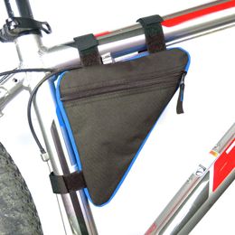 Bicycle Frame Front Tube Bag Cycling Bike Pouch Holder Saddle Panniers Outdoor Cycling Riding Bicycle Light Holder Accessories