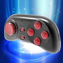 Mini Game Controller Wireless Bluetooth Smart Joystick GamePad for Smartphone Mobile Phone Android/IOS White