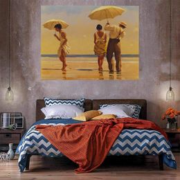 The Beach Collection Oil Painting On Canvas Home Decor Handcrafts /HD Print Wall Art Picture Customization is acceptable 21061008