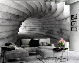 Extended Space Tunnel 3D Wallpaper Classic 3d Wallpaper Premium Atmospheric Interior Decoration Modern Mural 3d Wallpaper