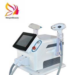 2021 2in1 Nd Yag Tattoo Removal laser black carbon doll skin peeling portable 808nm diode laser hair removal machine