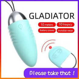 Jump Egg G-Spot Vibrators Sex Toys Wireless Woman Remote Control 10 Speeds Vibrating Clitoris Stimulator Vaginal Massage Ball P0816