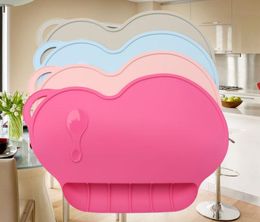 Mats & Pads 50set Silicone Children Placemat Bar Mat Baby Kids Cloud Shaped Plate Table Set Home Kitchen