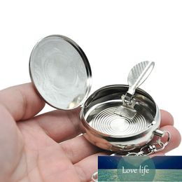 Stainless Steel Portable Pocket Ashtray/Vehicle Cigarette Ashtray Mini Ashtray with Key Chain and Cigarette Factory price expert design Quality Latest Style