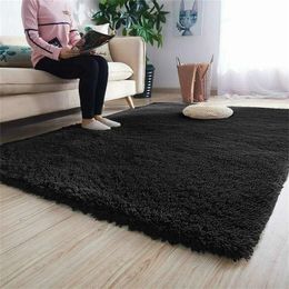 Thick Carpet for Living Room Plush Rug Children Bed Room Fluffy Floor Carpets Window Bedside Home Decor Rugs Soft Velvet Mat 210317