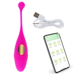 Bluetooths App Uzaktan Vibratör Külot Titreşimli Yumurta Giyilebilir Topları Vibratörler G Spot Klitoris Kadınlar Için Yetişkin Seks Oyuncak