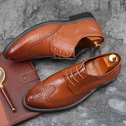 Dress Shoes Men Shadow Patent Leather Luxury Fashion Groom Wedding italian style Oxford Big Size 48 220223