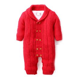 Bear Leader Baby Kids Autumn Costume born Boys Winter Long Sleeve Knitted Romper Baby Girls Solid Heavyweight Casual Sweater 210708