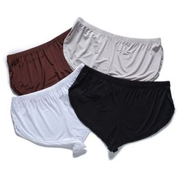 1 PCS Men Summer Ice Silk Split Casual Men's Shorts Breathable Male Casual Comfortable Shorts C0222