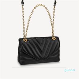 Designer gold-color Chain Shoulder Bag luxury Cross Body Hangbags Evening Clutch Purse Messenger Bags, V Shaped Quilting,8956