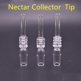 Wholesale cheap mini 10mm 14mm 18mm Quartz Tip Quartz Nail For NC Kits Glass Water oil rig Bongs pipe