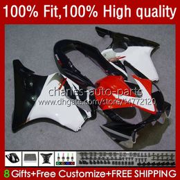 OEM Fairings For HONDA CBR600F4i CBR 600F4i 600 F4i White blk red FS CC F4 i 2004-2007 55No.141 CBR600FS CBR600 F4i 04 05 06 07 600CC 2004 2005 2006 2007 Injection Mould Kit