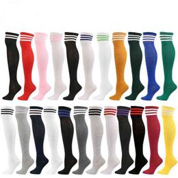 40 Style Japanese Knee High Socks Striped Jacquard Women's Thigh High Socks Soft Breathable Dance COSPIAY Anime High Stockings Y1119