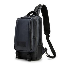 Men's Messenger bag shoulder Oxford cloth Chest Crossbody Casual bags Women USB charging Multifunction Handbag