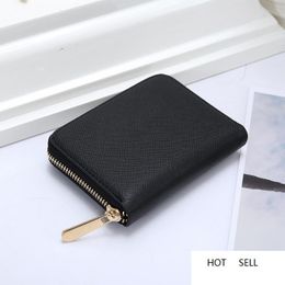 Nine Colours Lady Long Short Wallet Multicolor Coin Purse Card Holder Original Women Classic Zipper Pocke 0011