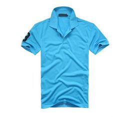 Fashion Designer Mens Polos Shirts Big Horse Embroidery Men Short Sleeve T-shirt Original Single Lapel Shirt S-6XL