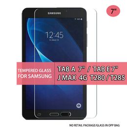 Tablet Tempered Glass Screen Protector for Samsung Galaxy T280 T285 TAB A 7INCH TAB E 7" J MAX 4G Version 7 INCH GLASS IN OPP BAG