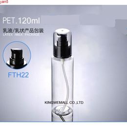 300pcs/lot Pet Detergent Cosmetic Lotion Bottle 120ml Plastic Dispenser Pump Empty Refillable Liquid Oil Body Bottlesgood qty