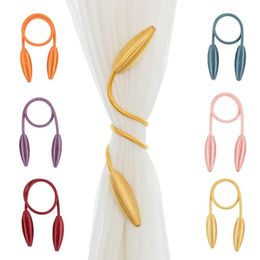 Other Home Decor Magnetic Curtain Tiebacks Tie Backs Holdbacks Buckle Clips Strap Magnet Pearl Ball Hanging Belts Rods Ropes Accessoires