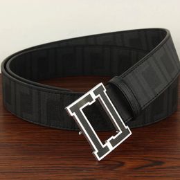 Fashion Men Designer Belt Womens Belt Mens Belts Leather Black Belts Women Brand Letter Big Gold Buckle Men Classic Casual Waistband