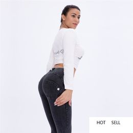 Yoga Pants four ways stretchable Plus Size Leggings Women Fitness Low Waist Denim Shaping Sports sexy