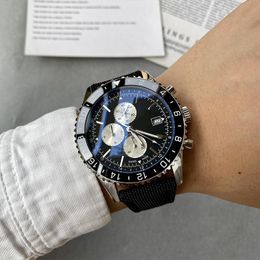 Luxury Mens Watch Boutique Strap Outdoor sport waterproof leisure 44mm large dial high quality