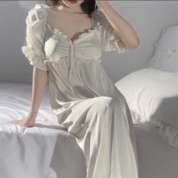 Women Sleepwear Night Wear Summer Nightgown Nighty for Ladies 210924