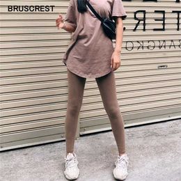 Grey pink high waisted workout leggings mujer vintage elastic fashion sexy push up women 211204