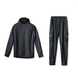 Running Sets Autumn Winter 2022 Letter Printing Sport Suit Men Quick Dry Sports Suits Tracksuits Mens Fitness Set Tracksuit