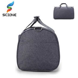 Waterproof Nylon Sports Training Gym Bag Men Women Fitness Bags Multifunction Travel Yoga Handbag Outdoor Sporting Tote For Male Y0721