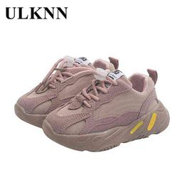 Children's sports Sneakers 2021 boy's casual shoes girls pink running shoes kid's leisure white shoe toddler baby sneakers 21-36 G1210