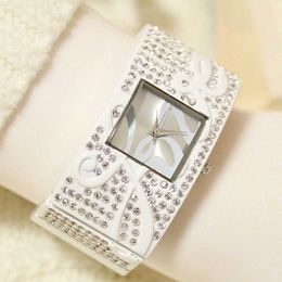 Diamond Watches Woman Famous Brand Dress Ladies Wrist Watches Fashion Square Women Wristwatch Montre Femme 210527